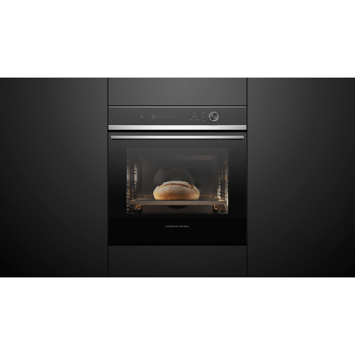 Fisher & Paykel Built-In Single Electric Oven - Steel