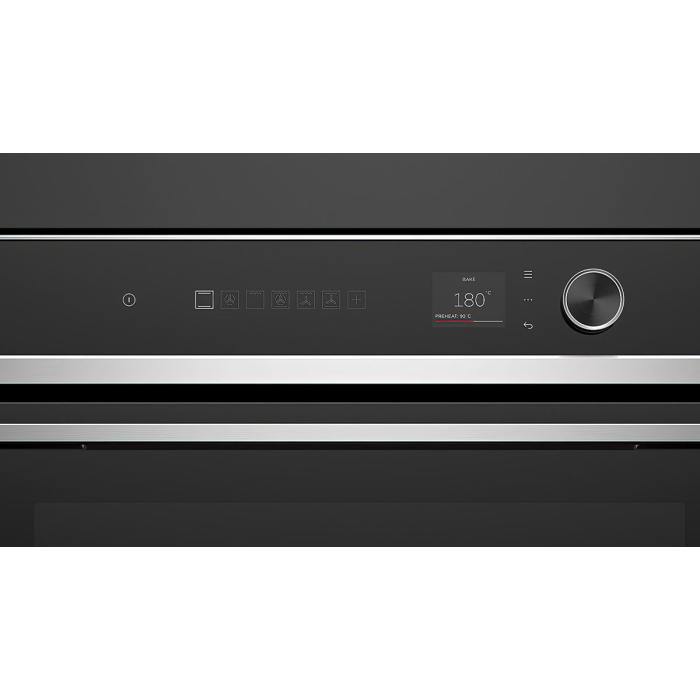 Fisher & Paykel Built-In Electric Single Oven, Black/Steel