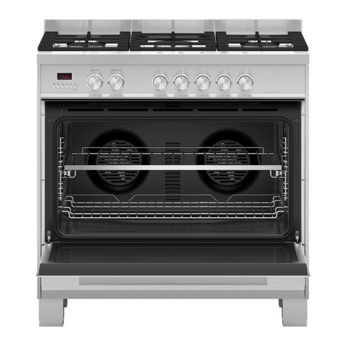 Fisher & Paykel 90cm Dual Fuel Cooker with 5 Burners
