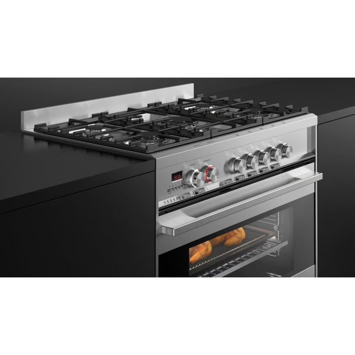 Fisher & Paykel 90cm Dual Fuel Cooker with 5 Burners