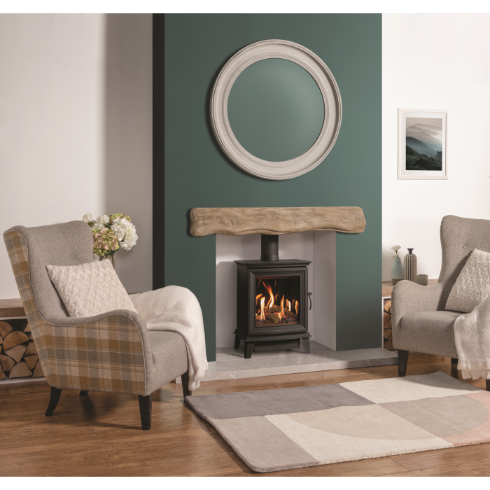 Gazco Chesterfield 5 Conventional Flue, Log Effect Natural Gas
