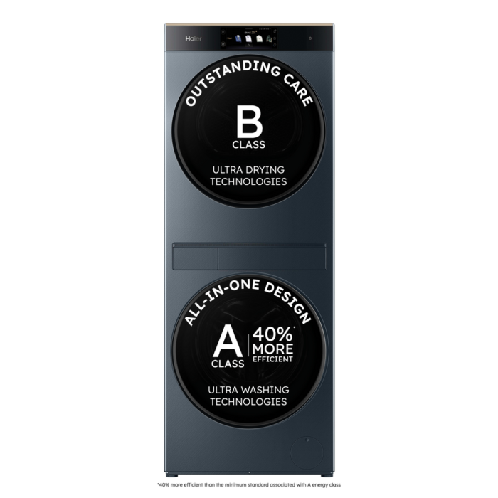 Haier CCE L02LU1-UK Washer Dryer Tower 10kg/8kg