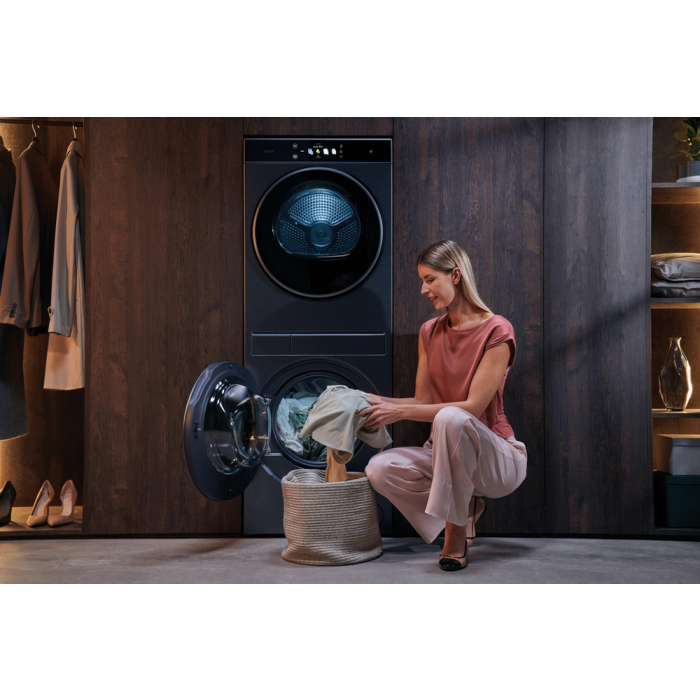 Haier CCE L02LU1-UK Washer Dryer Tower 10kg/8kg