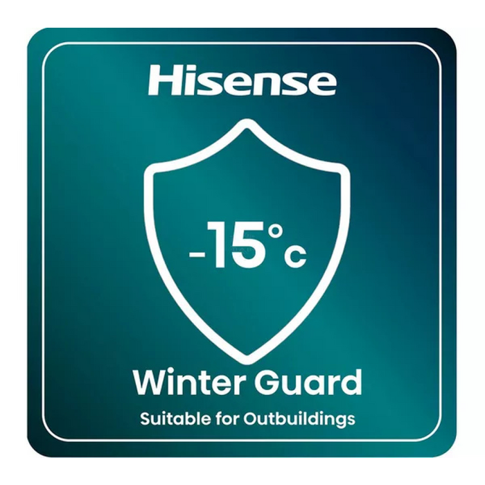Hisense FUV124D4AWE 101L Under Counter Freezer