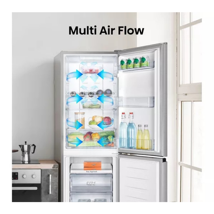 Hisense RB327N4BCE 256L No Frost Fridge Freezer SS