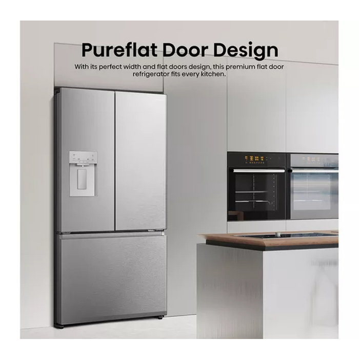 Hisense RF815N4SESE Silver No Frost Fridge Freezer
