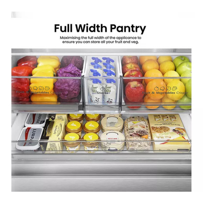 Hisense RF815N4SESE Silver No Frost Fridge Freezer