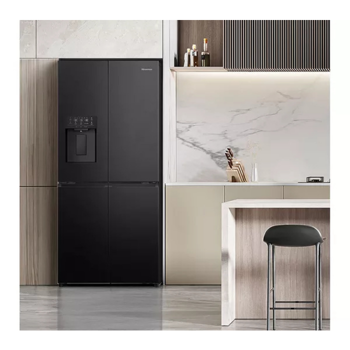 Hisense RQ5P470SYFD Total No Frost Fridge Freezer Black
