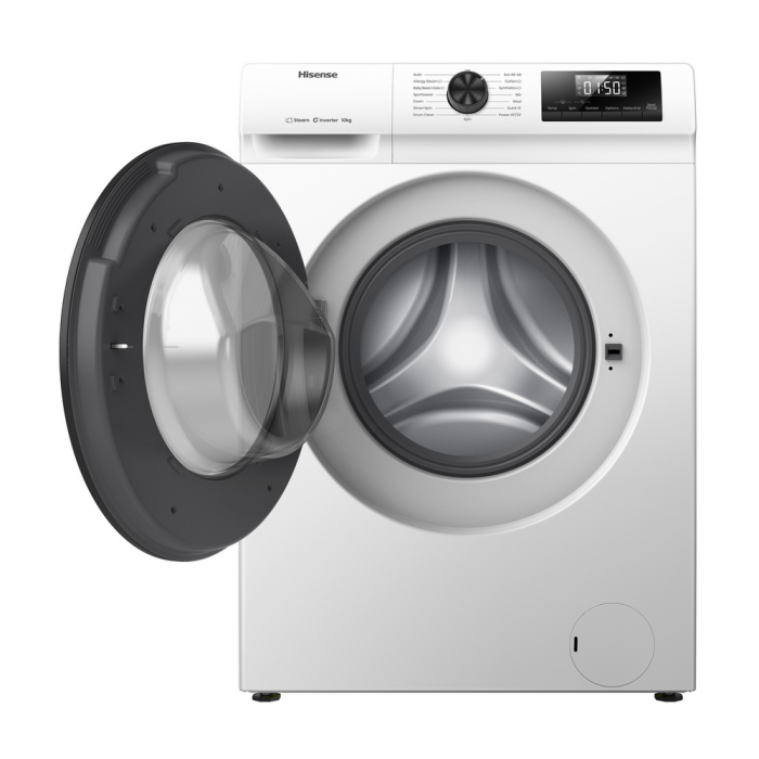 Hisense WF1Q1041BW 10kg Steam Washing Machine White