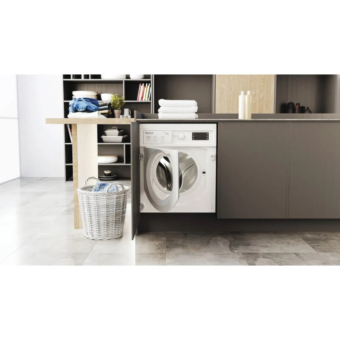 Hotpoint BI WDHG 861485 BIWDHG861485 8kg/6kg 1400 Spin Built In Washer Dryer - White