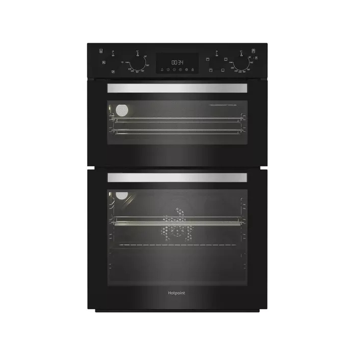 Hotpoint DIH 10D B Built In Electric Double Oven - Black