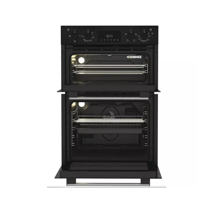 Hotpoint DIH 10D B Built In Electric Double Oven - Black