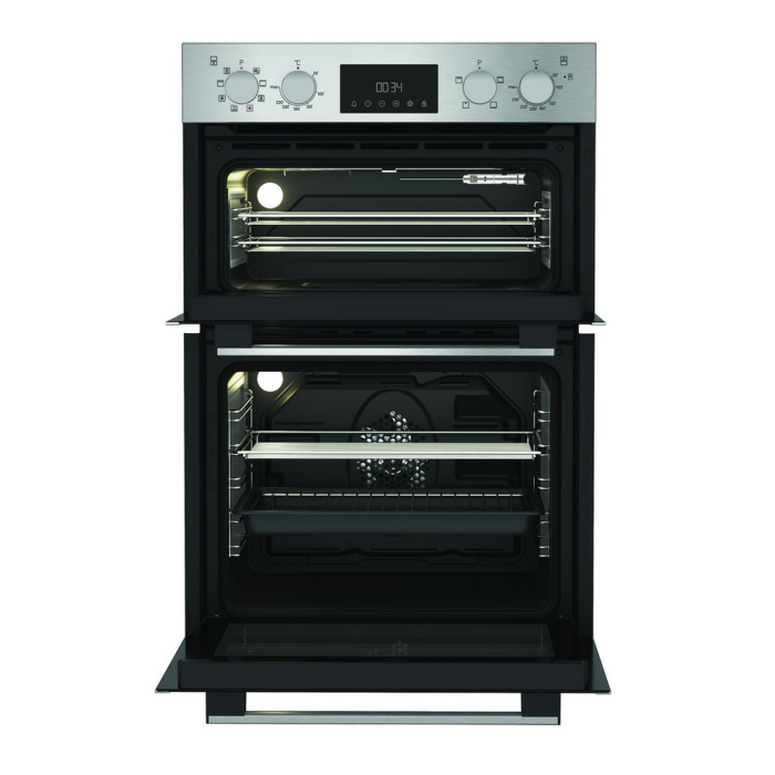 Hotpoint DIH82DIX Electric Double Oven 59.4cm Stainless Steel