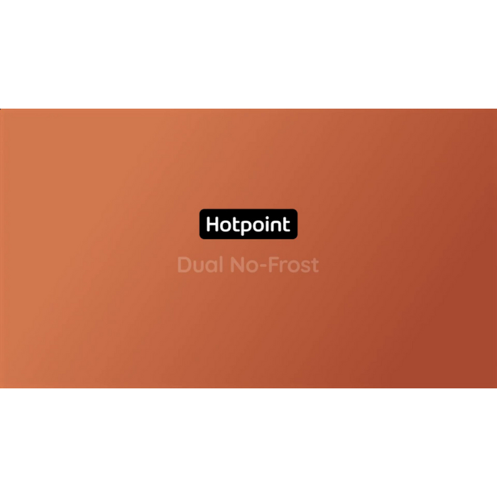 Hotpoint 66.1cm Dual No Frost Fridge Freezer Pet Inox