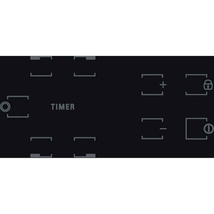 Hotpoint HR612CH 58cm Ceramic Hob - Black