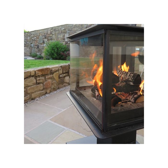 Legend Fires Garden Cube 4 Sided Glass Outdoor Heater