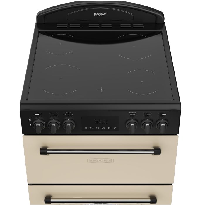 Leisure CLB60ECC 60cm Double Oven Electric Range Cooker in Cream