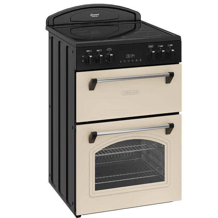 Leisure CLB60ECC 60cm Double Oven Electric Range Cooker in Cream