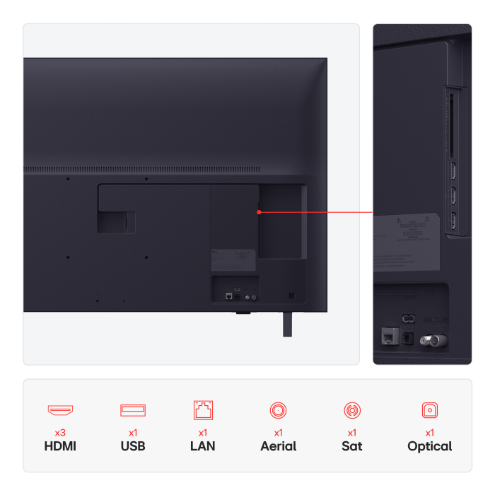 LG 50UA74006LB.AEK 50inch 4K Ultra HD Smart TV