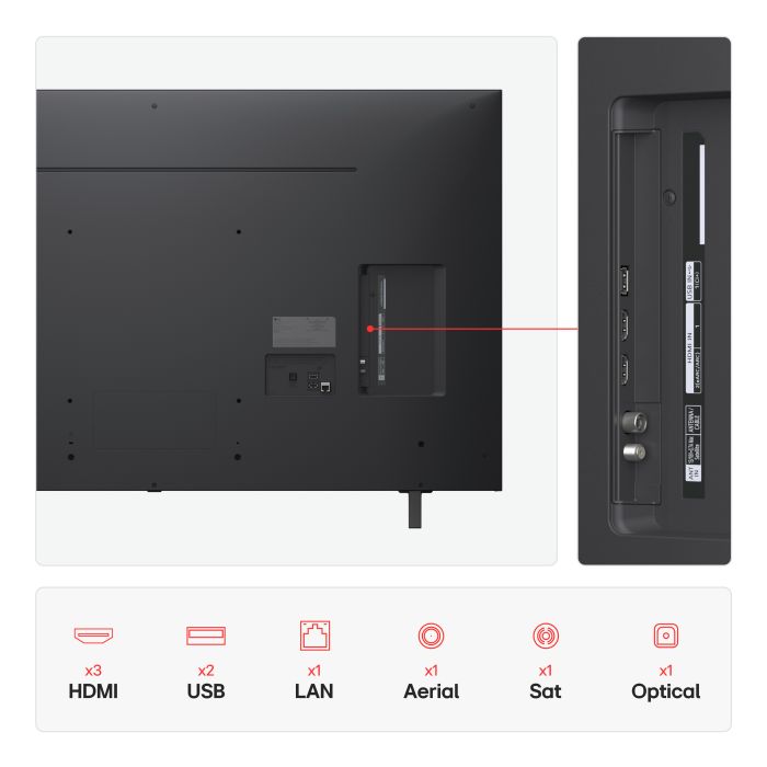 LG 55NANO80A6B.AEK 55inch 4K NanoCell Smart TV