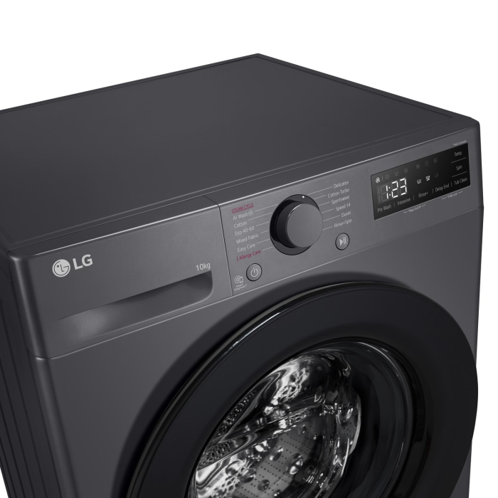 LG F4Y510GBLN1 10kg Washing Machine with Steam Tech
