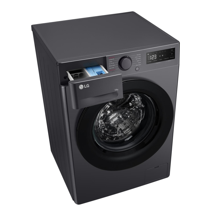 LG F4Y510GBLN1 10kg Washing Machine with Steam Tech