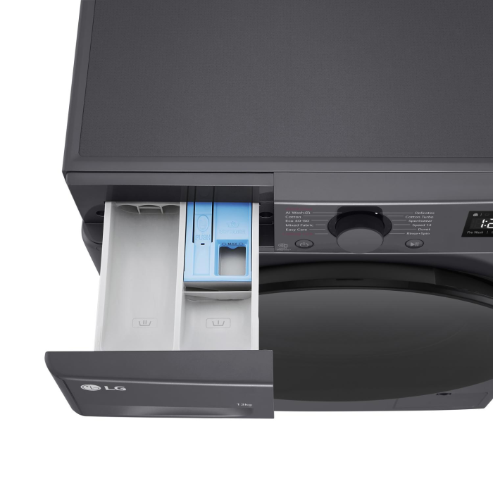 LG F4Y513GBLN1 13kg Washing Machine - Slate Grey