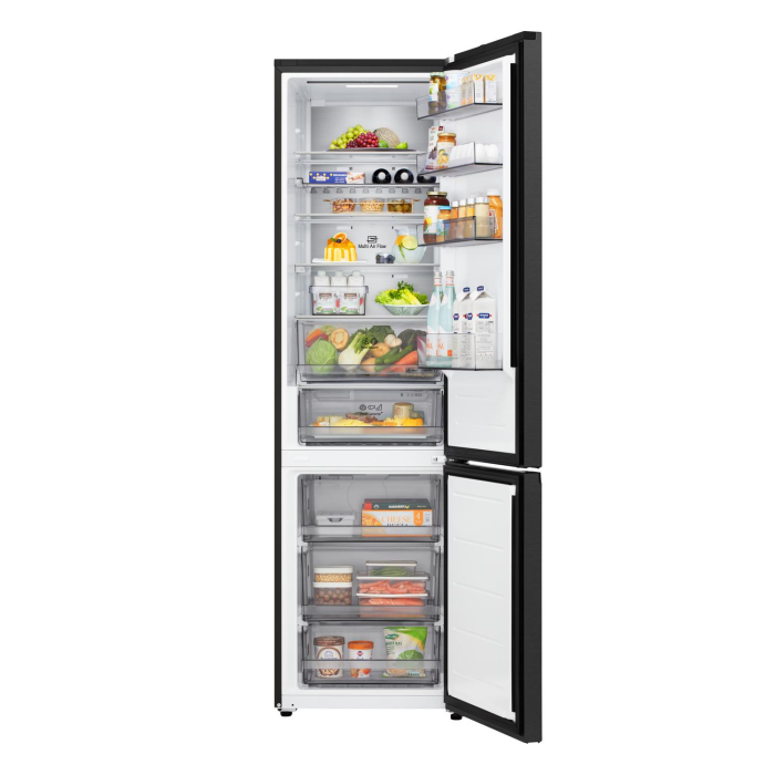 LG Frost Free Fridge Freezer - Essence Black Steel