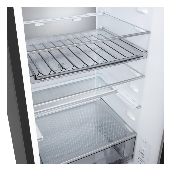 LG Frost Free Fridge Freezer - Essence Black Steel