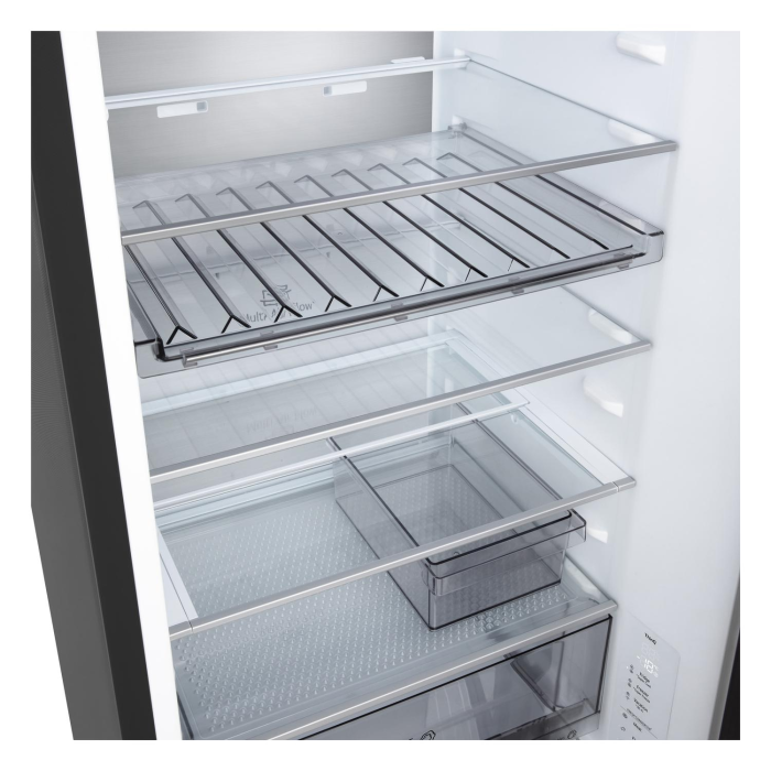LG Frost Free Fridge Freezer - Essence Black Steel