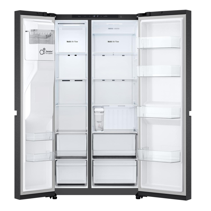 LG GSLC40EPPE 91.3cm 50/50 Total No Frost American Fridge Freezer - Matte Black
