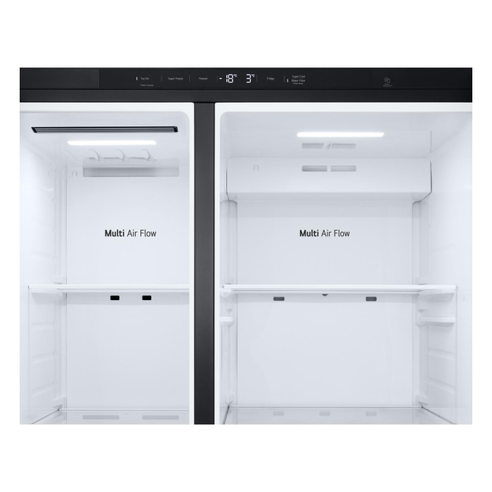 LG GSLC40EPPE 91.3cm 50/50 Total No Frost American Fridge Freezer - Matte Black