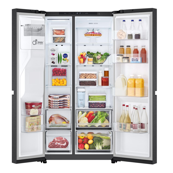 LG GSLC40EPPE 91.3cm 50/50 Total No Frost American Fridge Freezer - Matte Black