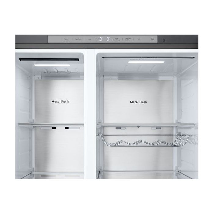 LG GSXE91BSAD Side By Side 91.3cm Non Plumbed - Fridge Freezer - Brushed Steel