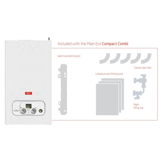 Main 7714519 Eco Compact 25kW Combi Boiler Only