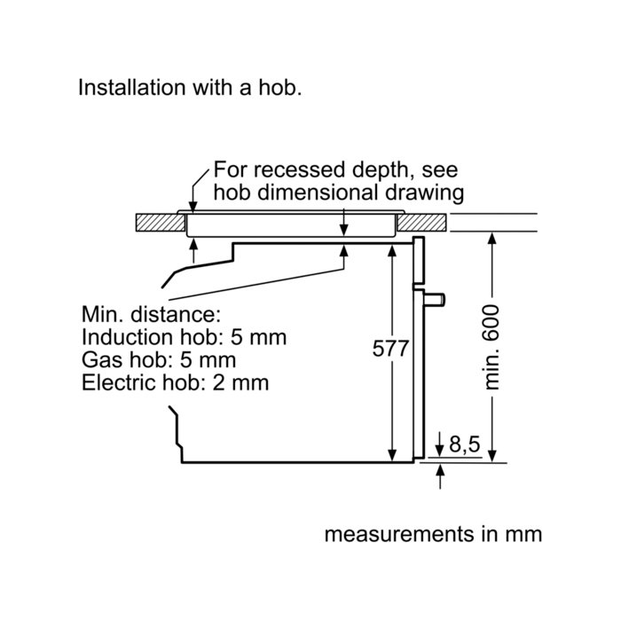 Neff B3ACE4HN0B Slide & Hide 59.4cm Built In Electric Single Oven - Stainless Steel