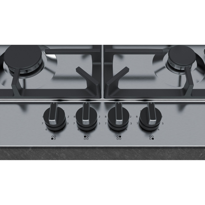 Neff T26DS49N0 58cm Gas Hob - Stainless Steel