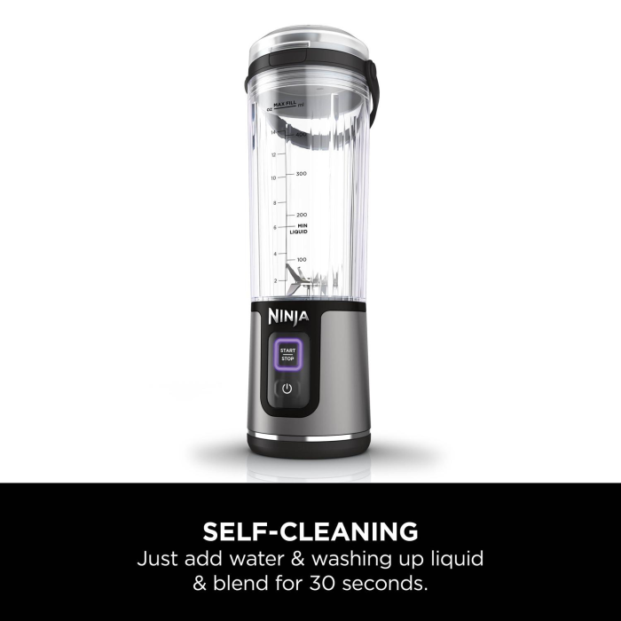 Ninja Blast Cordless Blender USB-C Rechargeable Black