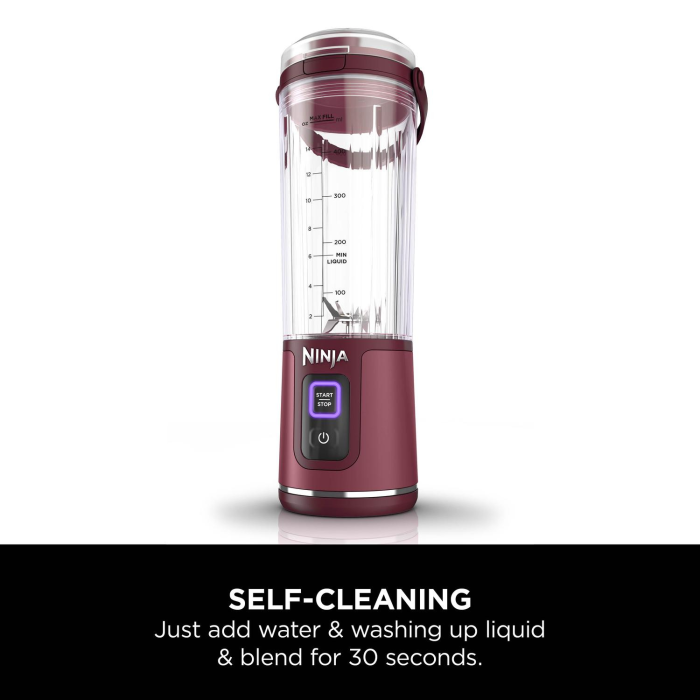 Ninja Blast Compact Cordless Blender Model Cranberry