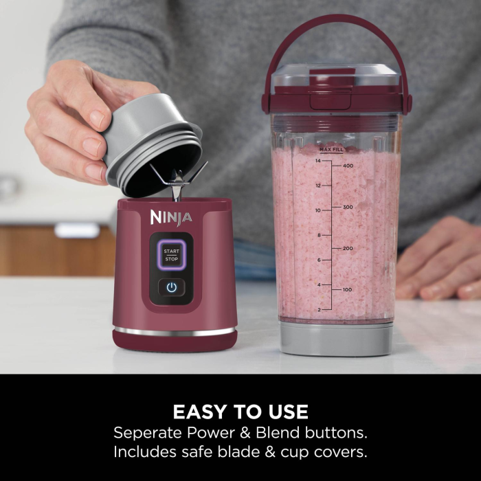 Ninja Blast Compact Cordless Blender Model Cranberry