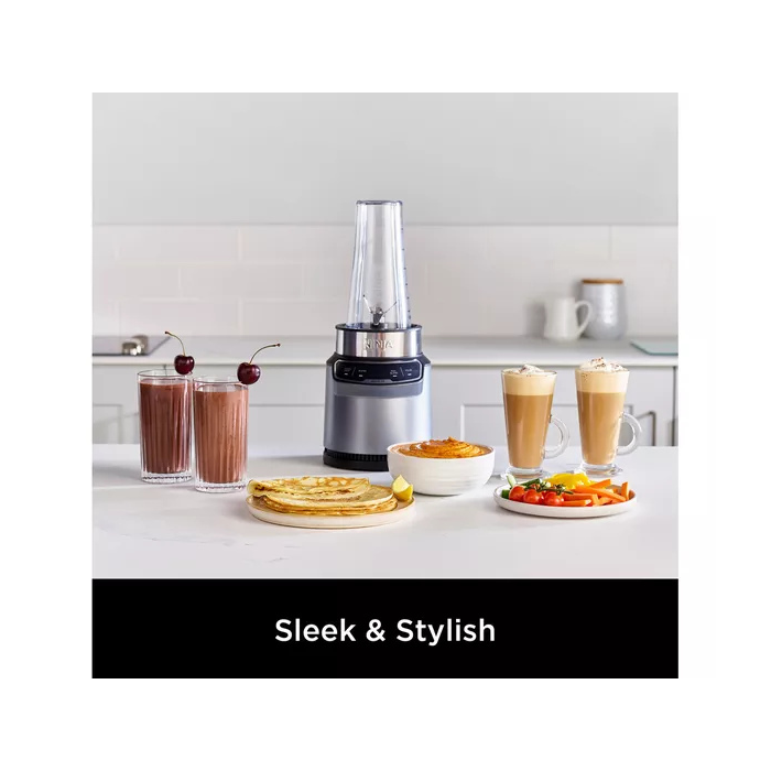 Ninja BN500UK 1000W Compact Motorised Blender Grey