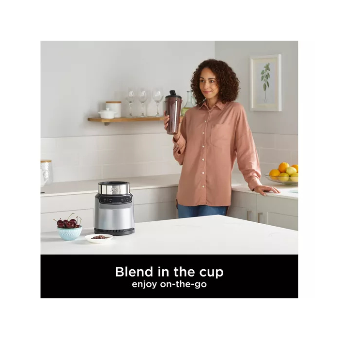Ninja BN500UK 1000W Compact Motorised Blender Grey