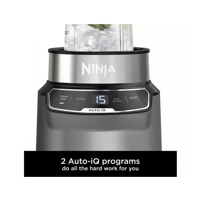 Ninja BN500UK 1000W Compact Motorised Blender Grey
