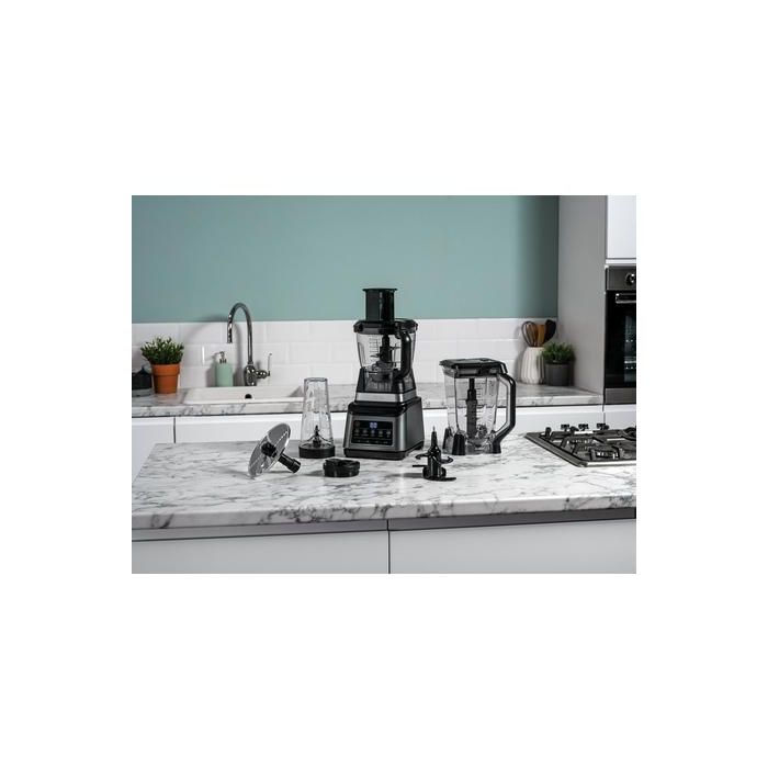 Ninja BN800UK 3-in-1 Blender and Food Processor with Auto IQ - Black/Silver