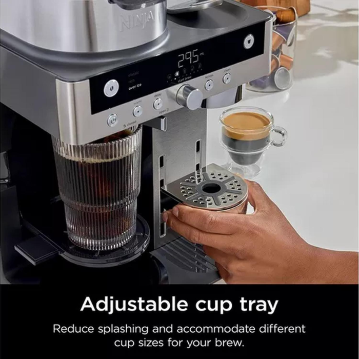 Ninja CFN802UK Coffee Machine in Silver/Black Finish