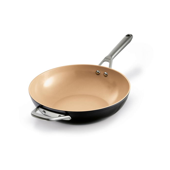Ninja CW90928UK ExtendedLife Ceramic 28cm Apricot Wok