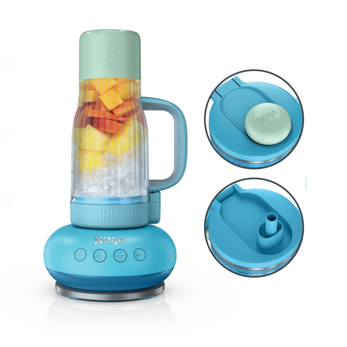 Ninja DB351UKBL BlendBoss Tumbler Blender Blue Raspberry