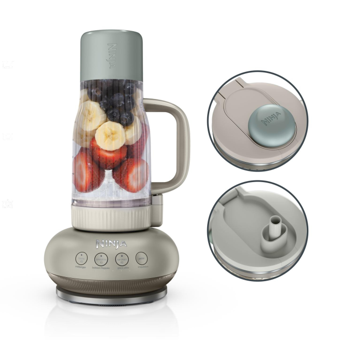 Ninja DB351UKST BlendBoss Tumbler Blender Stone Mint