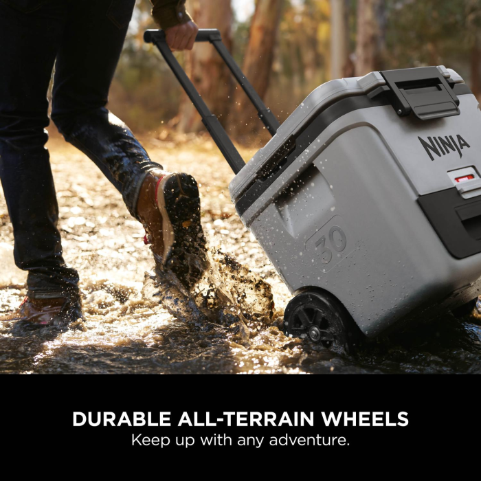 Ninja FB230UKGY FrostVault 30QT/28L Wheeled Cooler Slate Grey
