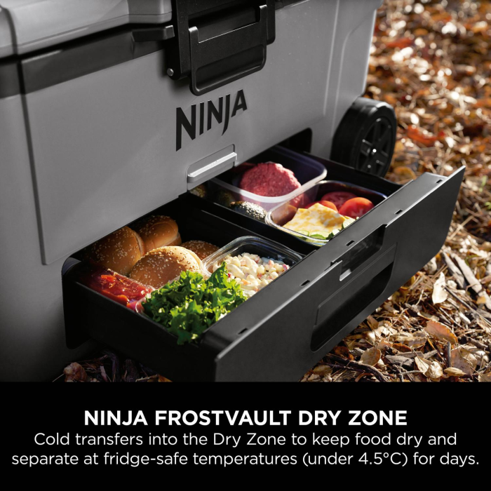 Ninja FB265EUUKGY FrostVault 65QT Wheeled Cooler Slate Grey